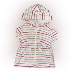 Carter's Multicolor Striped Kids Swim Coverup